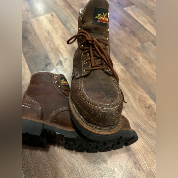 Thorogood American Heritage 6" Moc Toe Safety Waterproof sz 8 - Picture 5 of 7